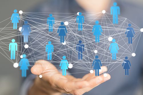 Foto: Netzwerk mit Figuren